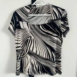 🎉2 for $15🎉 Square-necked Patterned Summer Blouse